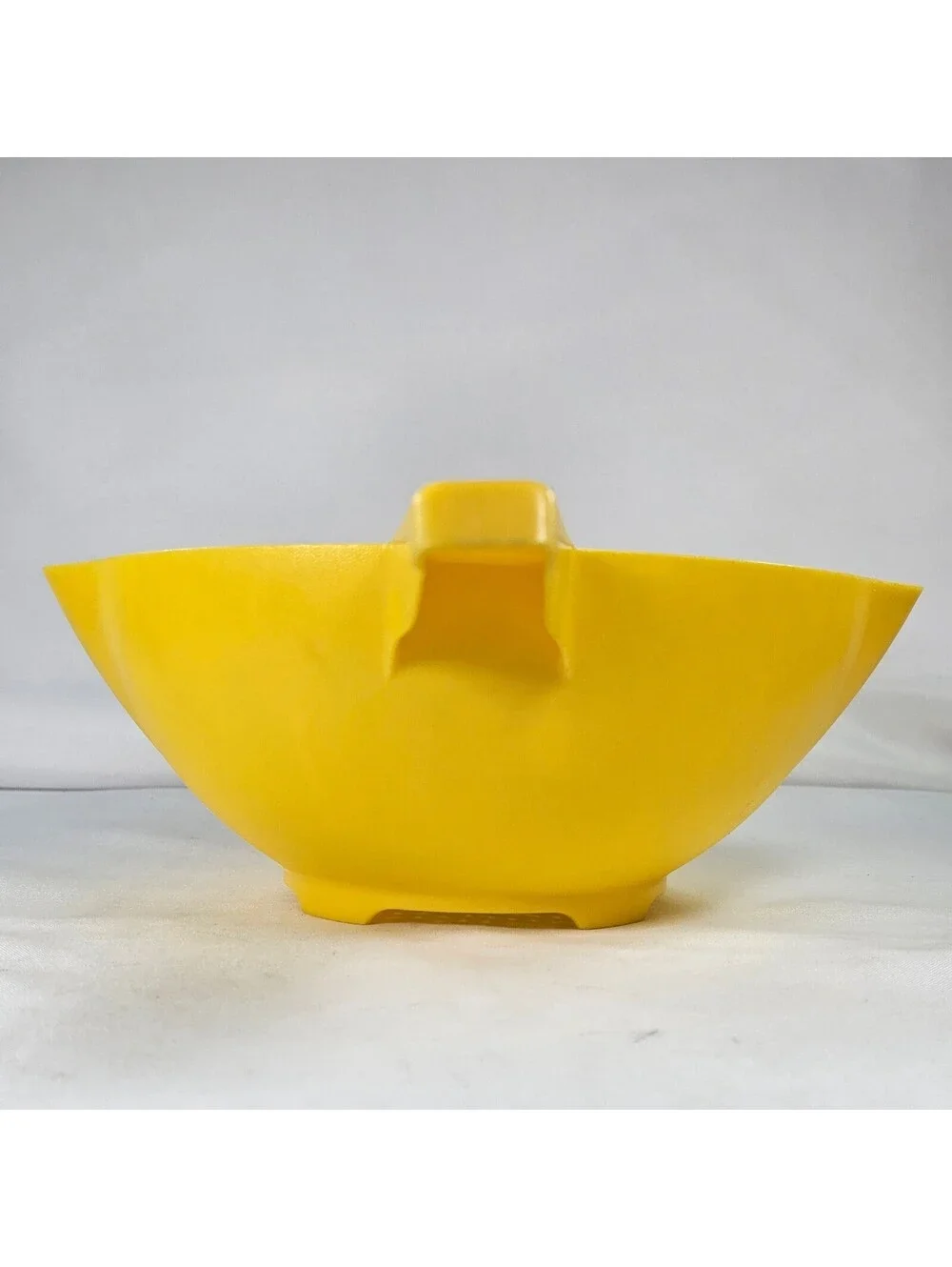Vintage Tupperware Yellow Colander Strainer Long Handle 13.5 Inch 152-4 Retro